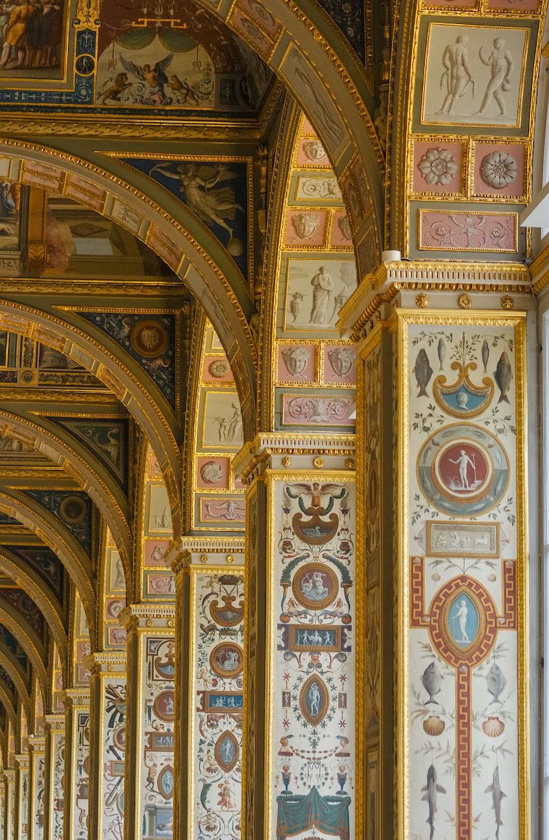 Loggia of Raphael in the Hermitage, St. Petersburg, Russia.