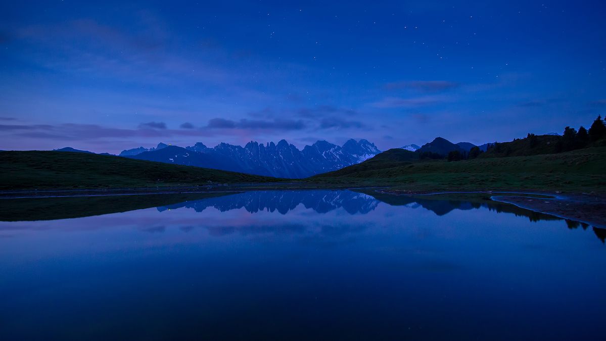 a new day at salfeinslake in tyrol, i love this lake at 2000 meters over the ocean