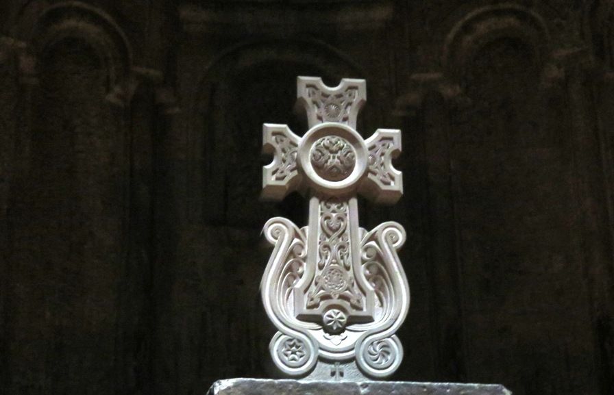 Armenia - GEGHARD Monastery (an armenian cross)