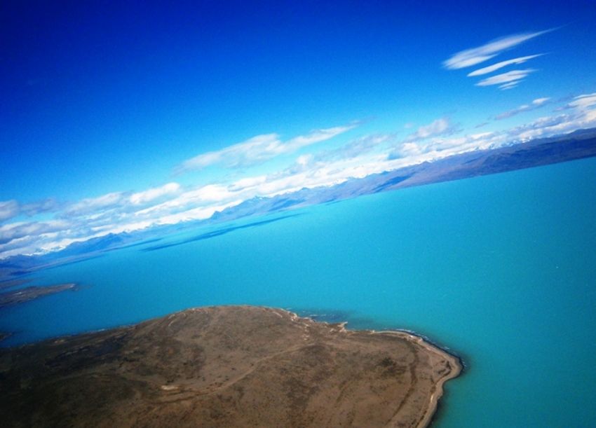 Argentina lagoon from the sky