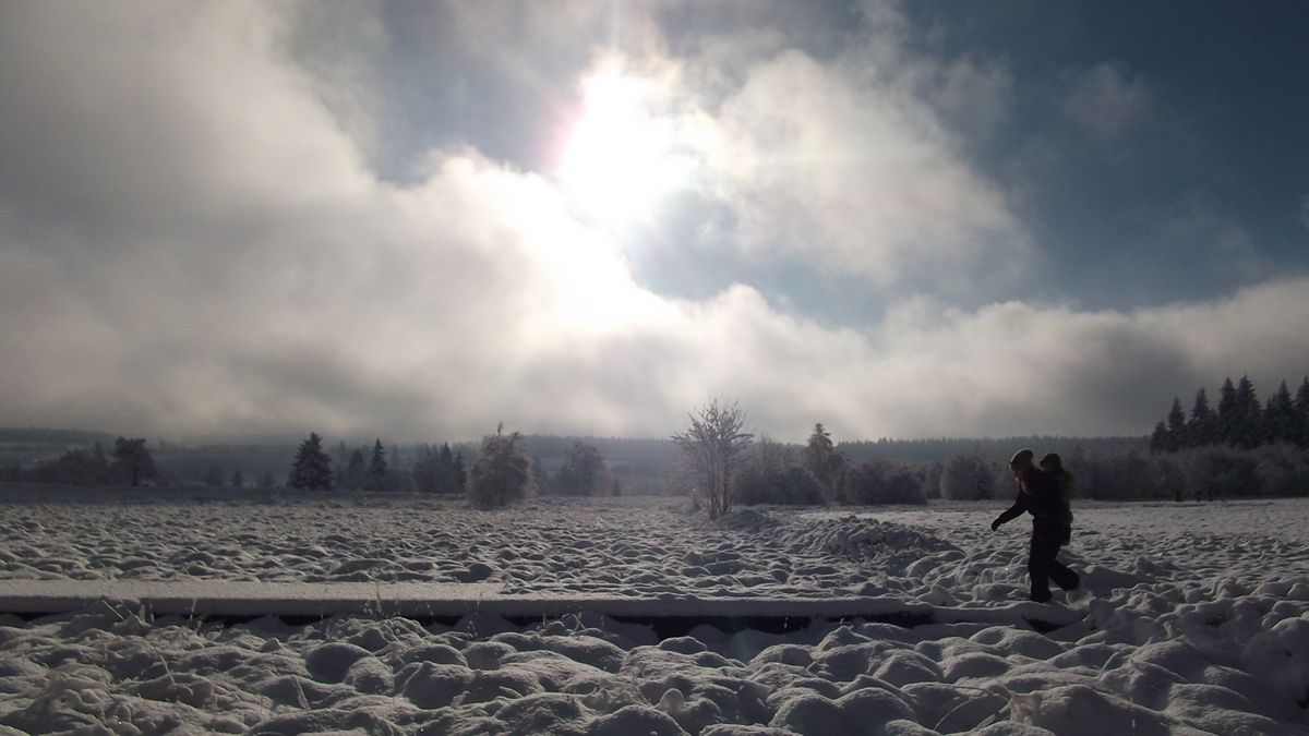 Obscurité de la neige