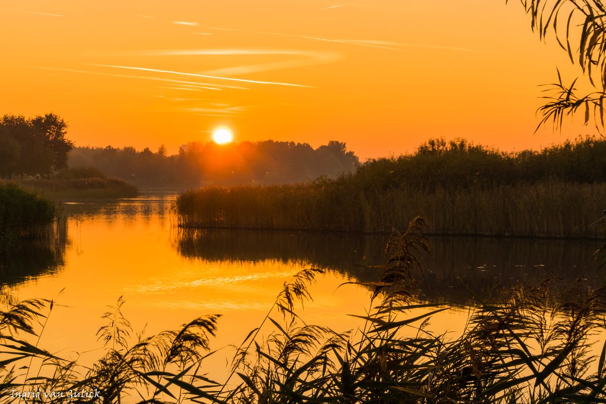 Zonsondergang Zuiderplas Den Bosch