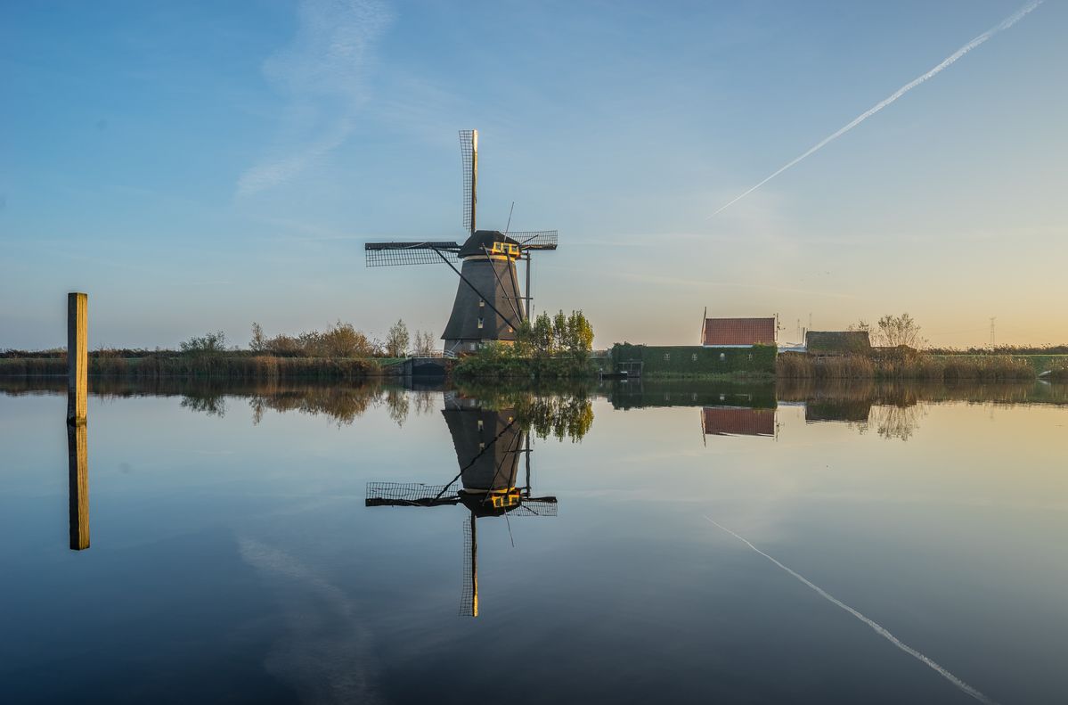 Kinderdijk in The Netherlands