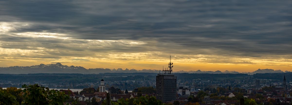 Panorama vom Bismarckturm am 21.10.20