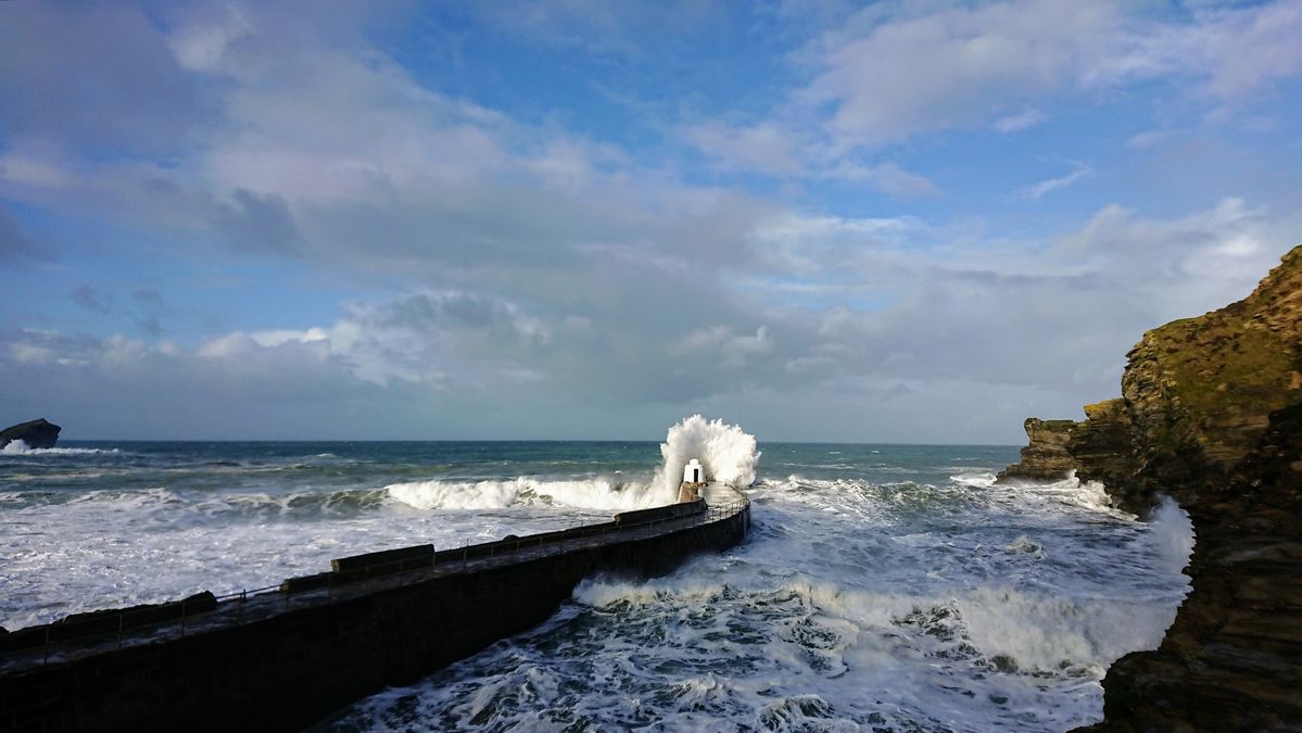 Wild Portreath, Cornwall, UK.