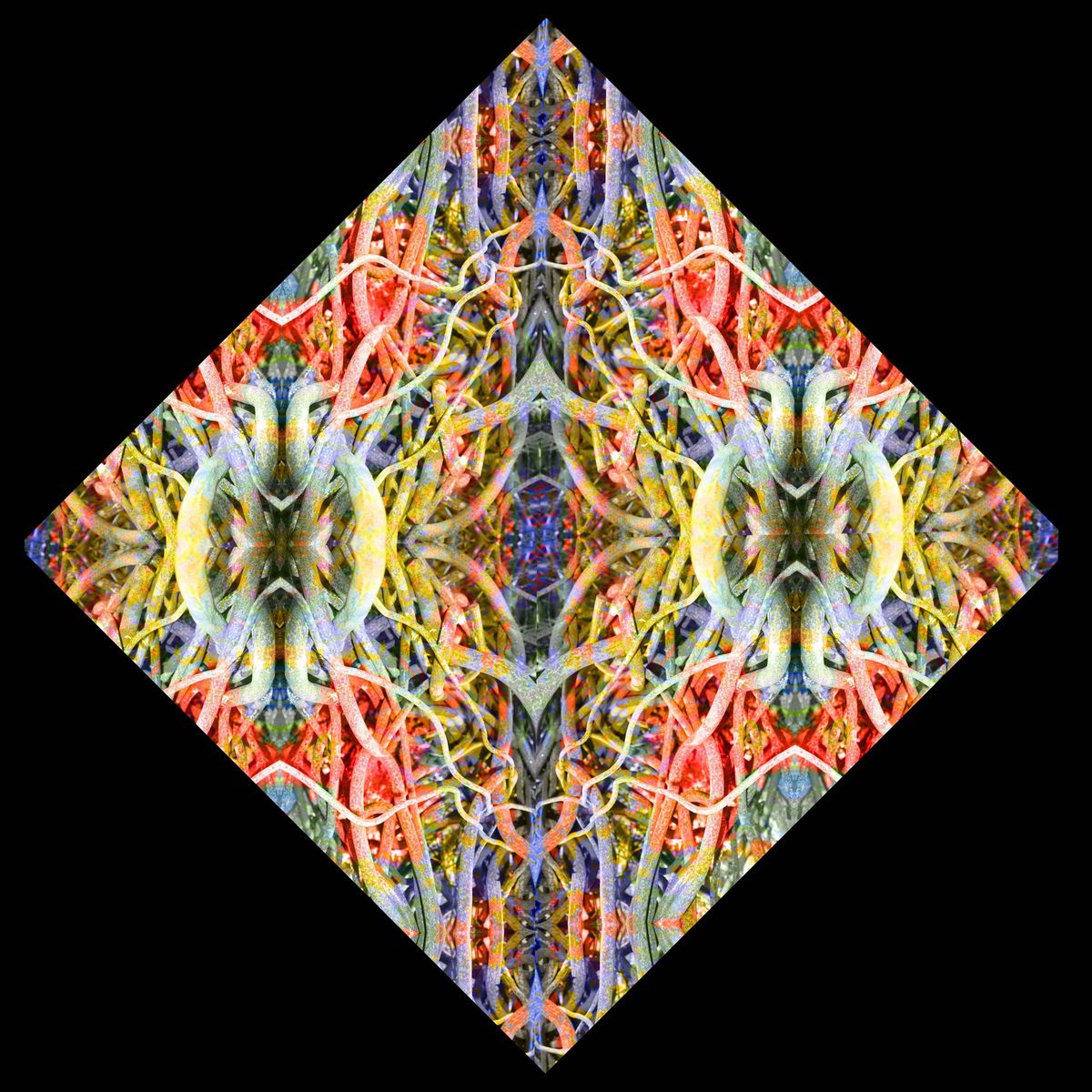 Digitale Bearbeitung buntes Eisen