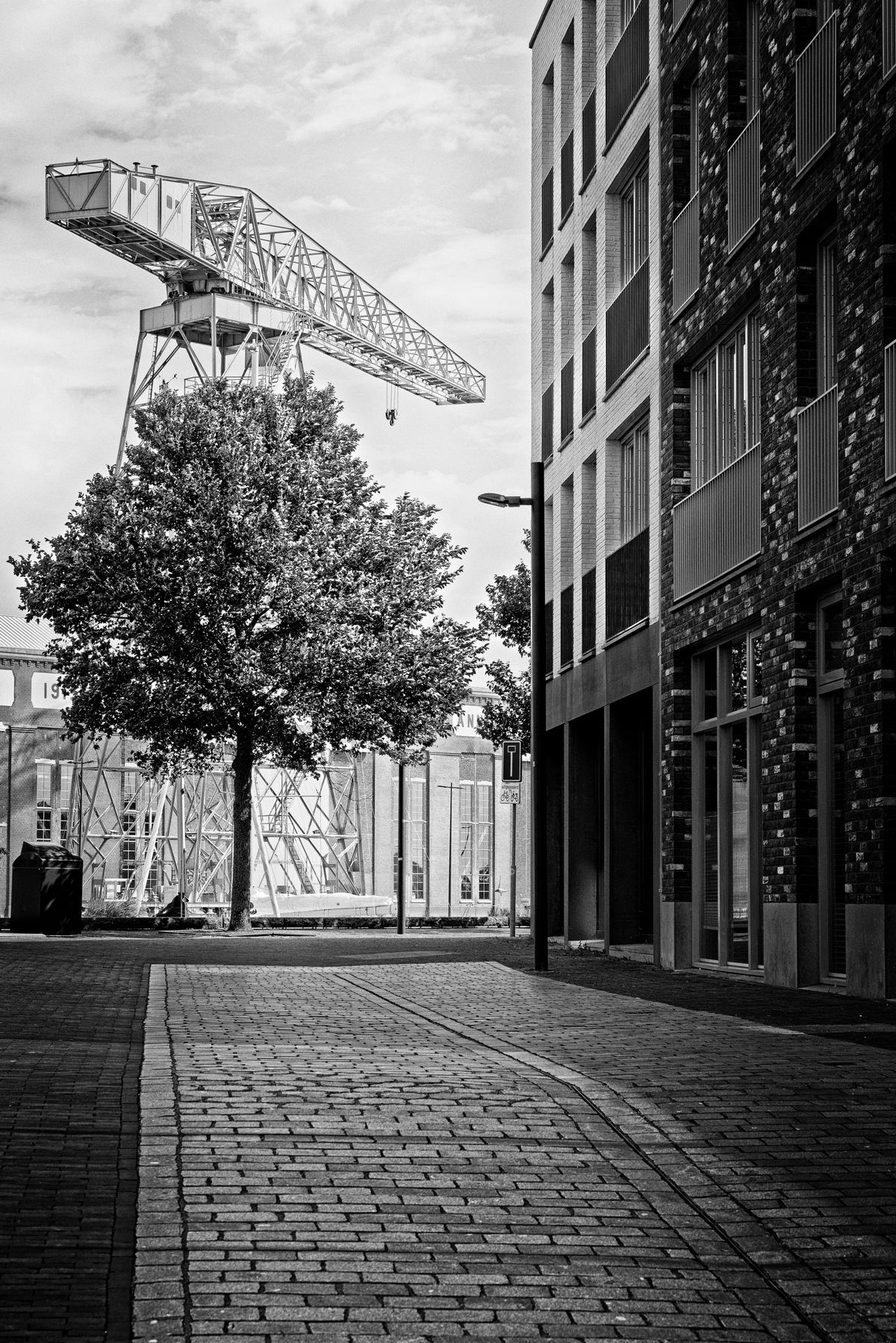 Alter Hafenkran am Stadshafen in Vlissingen